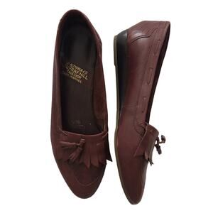 Vintage Brown Leather Loafers B Altman & Co 8.5 N Narrow with Ipanema Sole